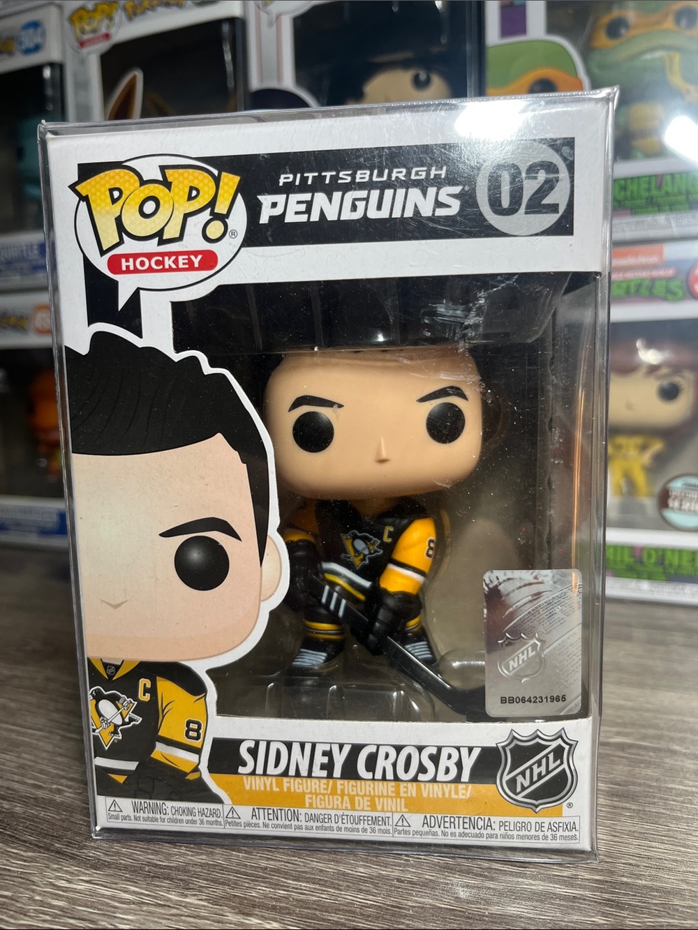 Funko Pop! Hockey Sidney Crosby Black & Yellow Penguins #02